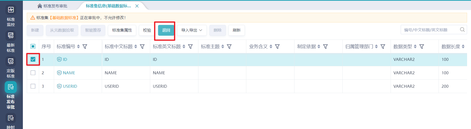 标准发布和审批@